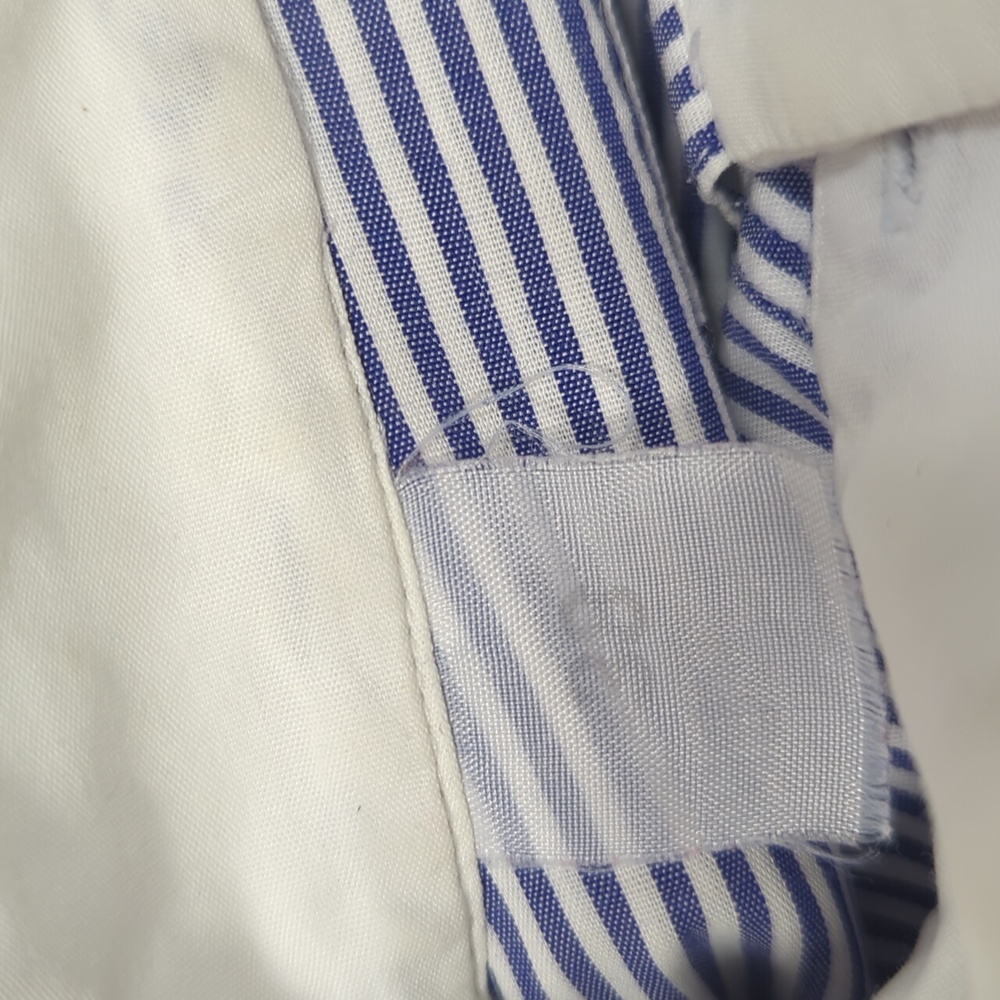 Fil a fil Paris Vintage French Striped Long Sleeve Button Front Shirt - Picture 3 of 9